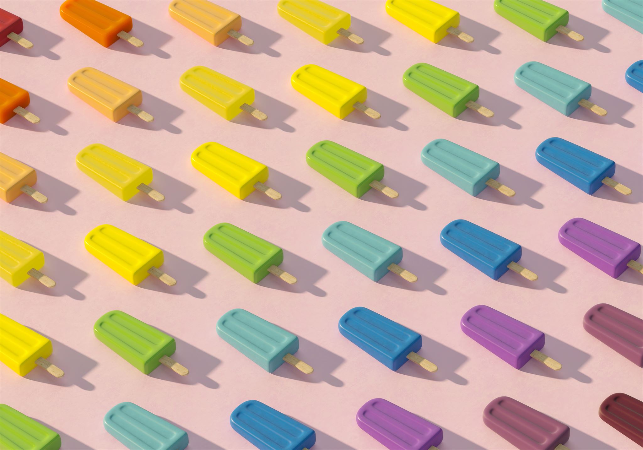 Multi-colored-ice-cream-patterns